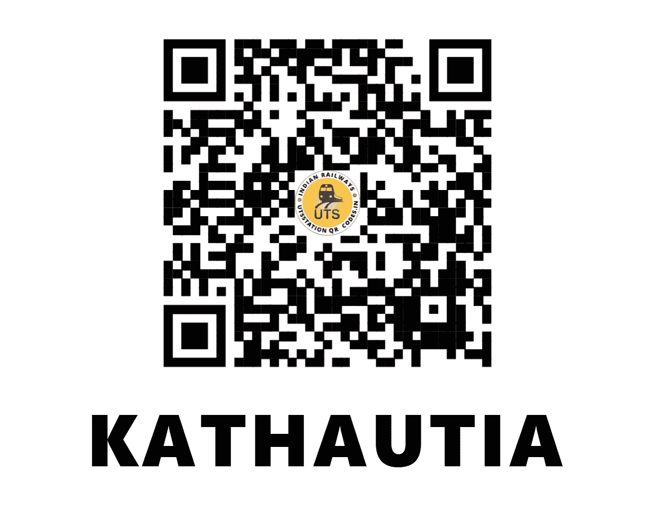 UTS QR Code for KATHAUTIA - KAUA - EC (JHARKHAND)