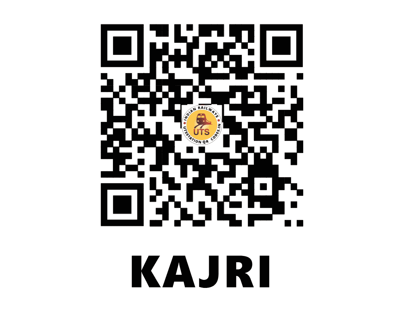 UTS QR Code for KAJRI - KFT - EC (JHARKHAND)