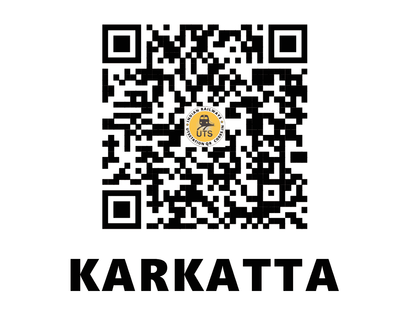 UTS QR Code for KARKATTA - KRTA - EC (JHARKHAND)