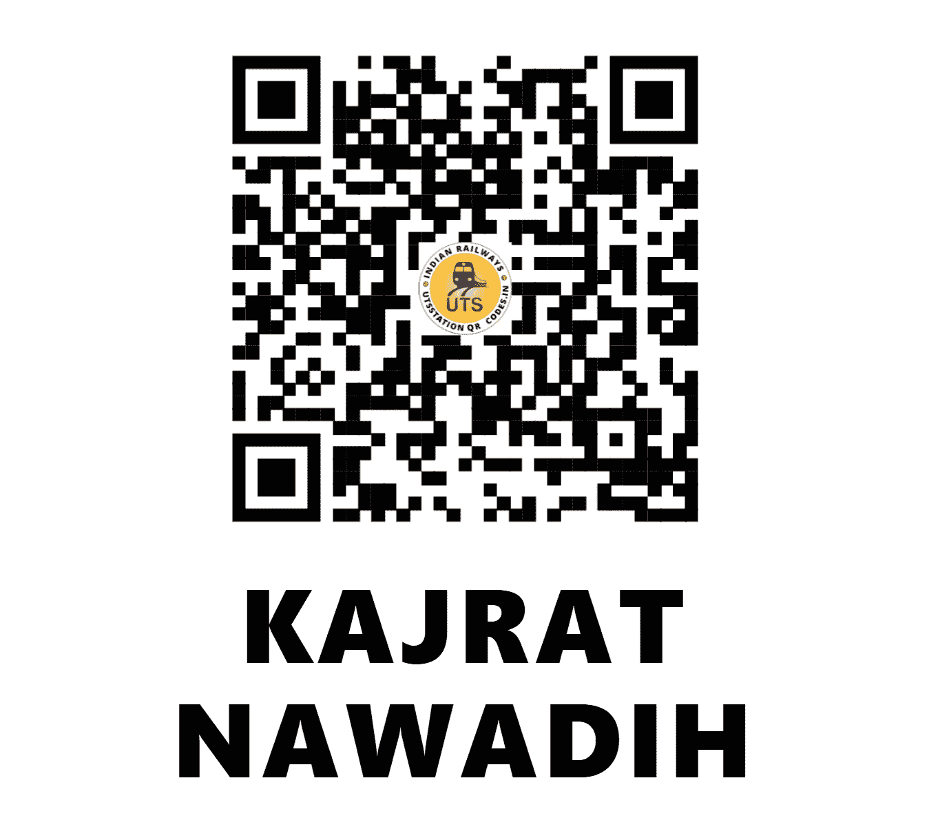 UTS QR Code for KAJRAT NAWADIH - KYF - EC (JHARKHAND)