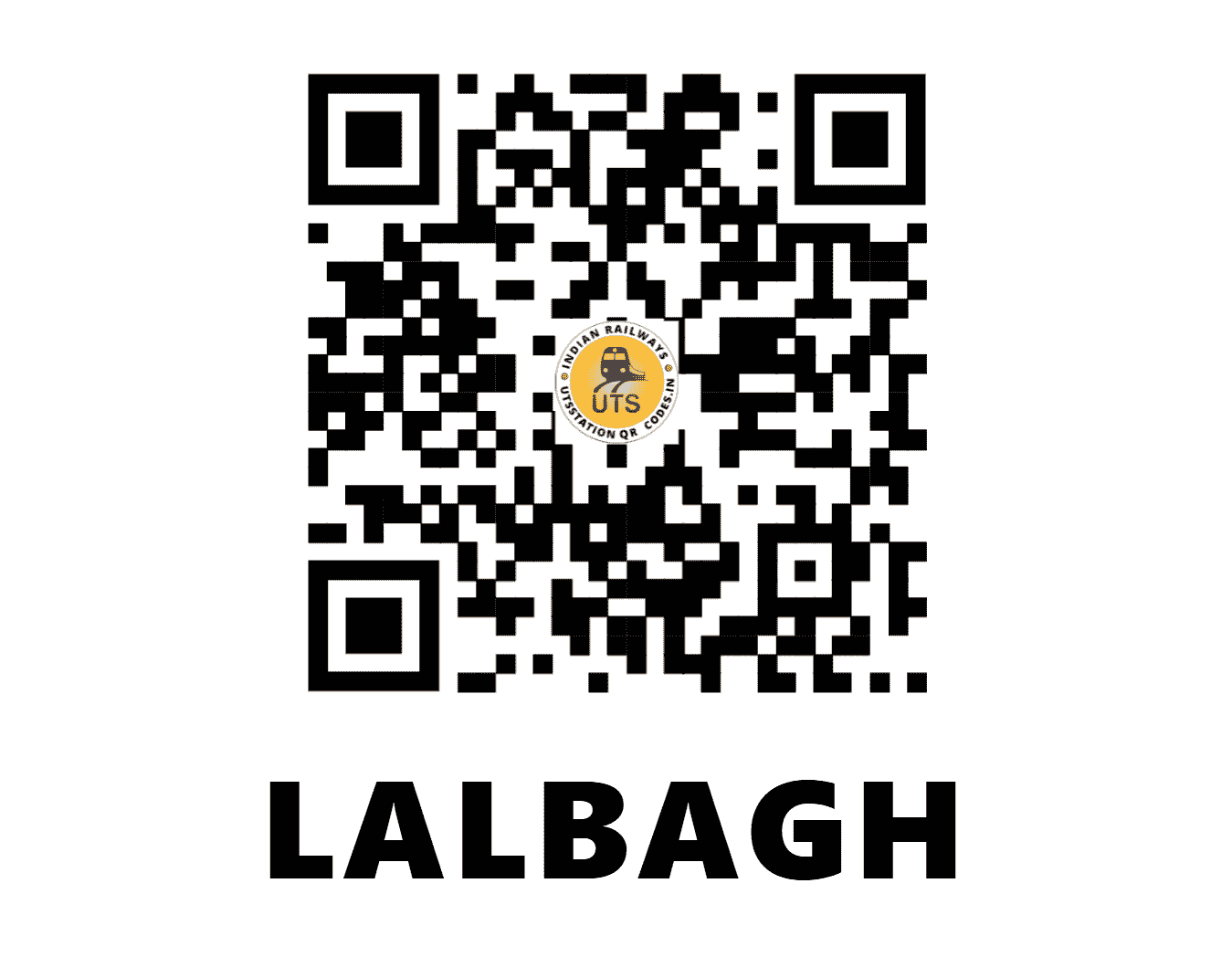 UTS QR Code for LALBAGH - LBZ - EC (JHARKHAND)