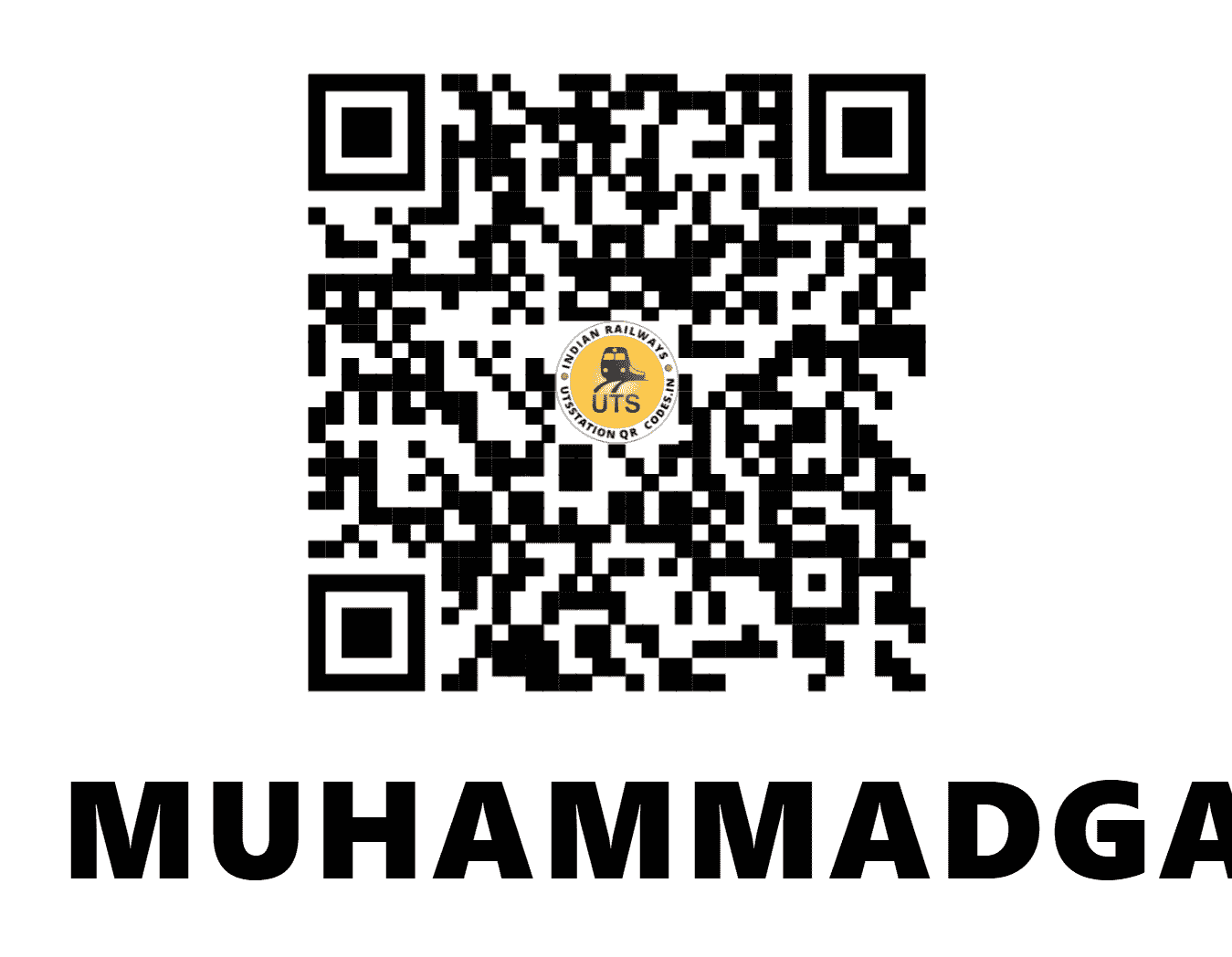 UTS QR Code for MUHAMMADGANJ - MDJ - EC (JHARKHAND)