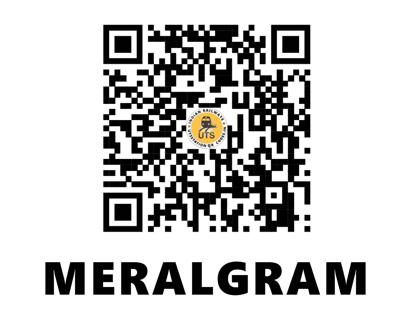 UTS QR Code for MERALGRAM - MQX - EC (JHARKHAND)
