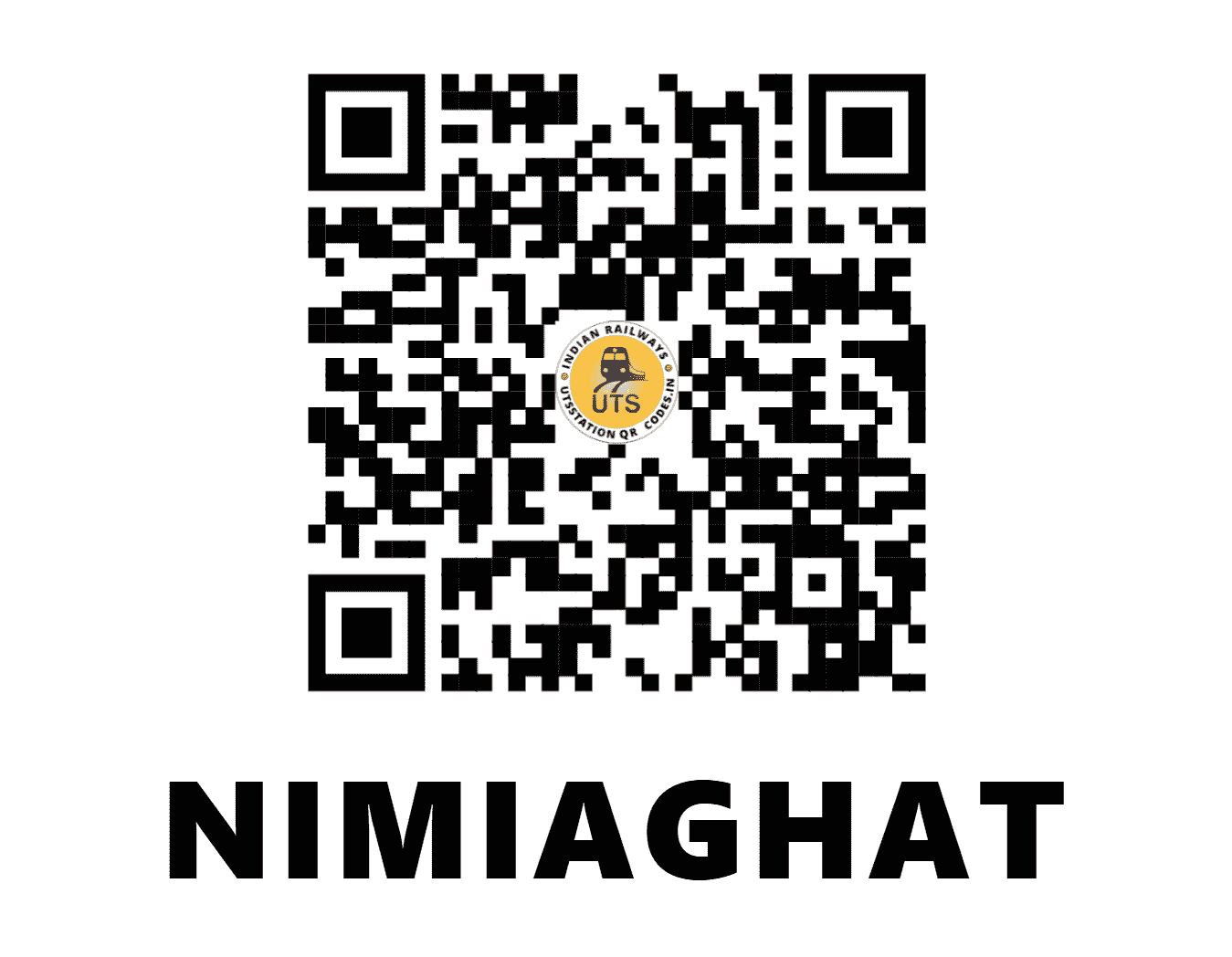 UTS QR Code for NIMIAGHAT - NMG - EC (JHARKHAND)