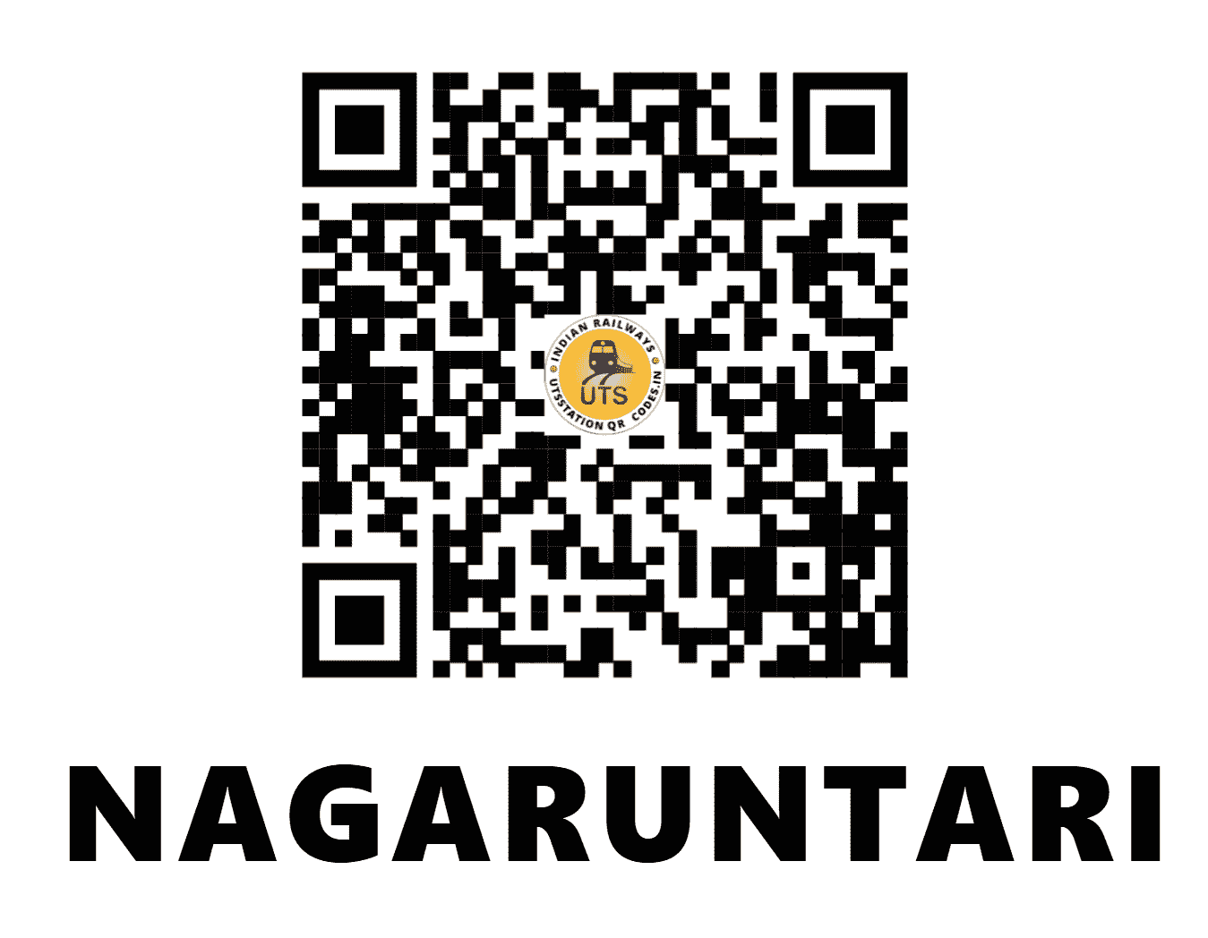 UTS QR Code for NAGARUNTARI - NUQ - EC (JHARKHAND)