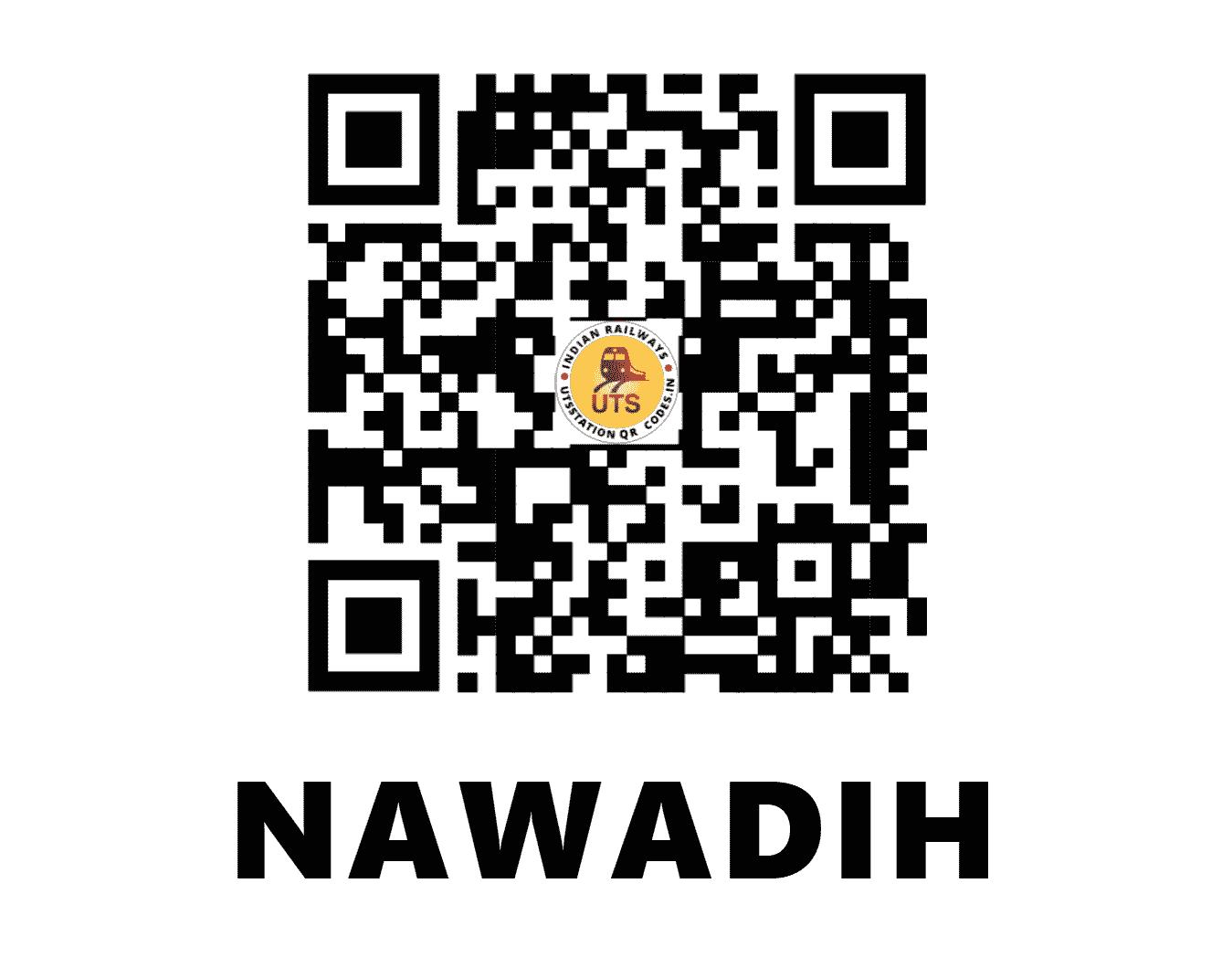 UTS QR Code for NAWADIH - NWDH - EC (JHARKHAND)
