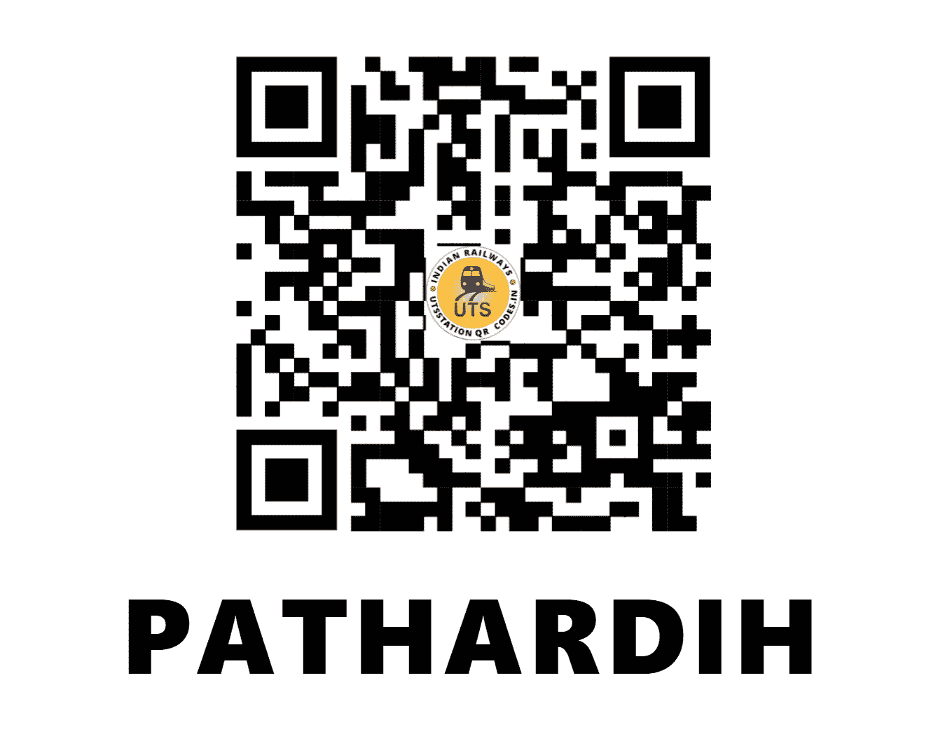 UTS QR Code for PATHARDIH - PEH - EC (JHARKHAND)
