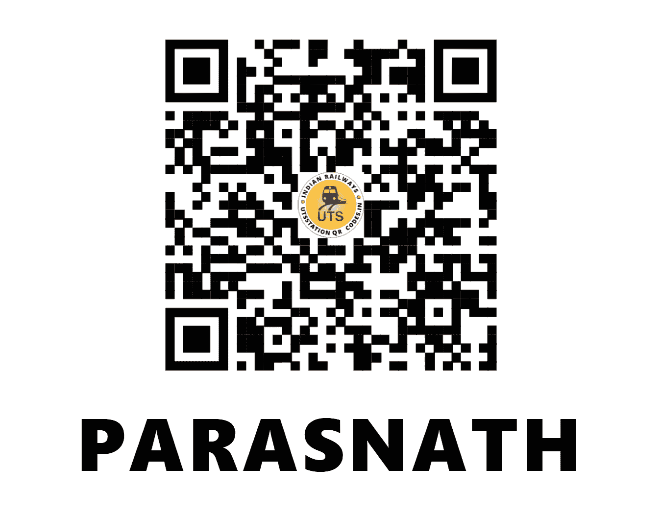 UTS QR Code for PARASNATH - PNME - EC (JHARKHAND)