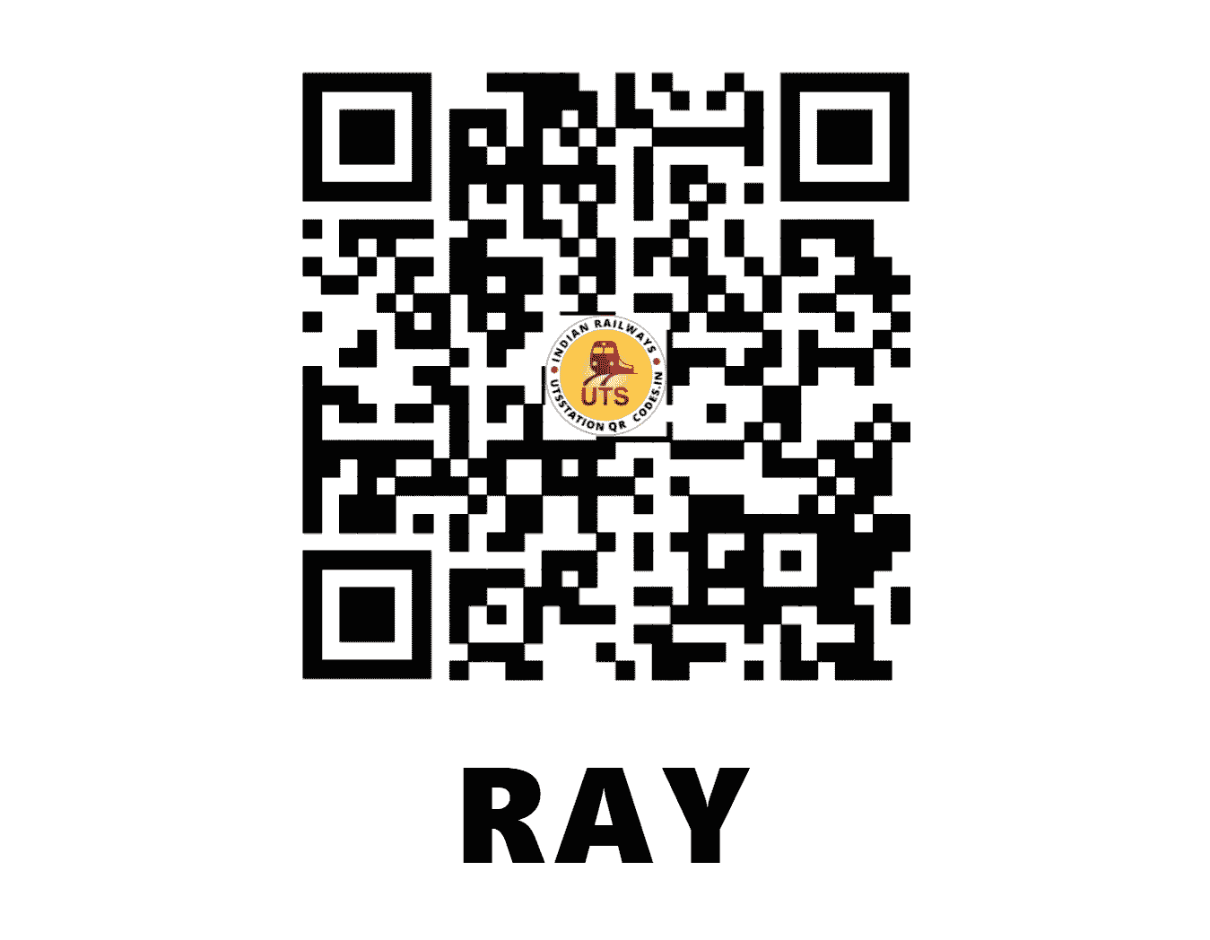 UTS QR Code for RAY - RAY - EC (JHARKHAND)