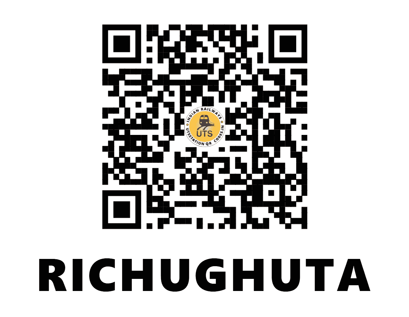 UTS QR Code for RICHUGHUTA - RCGT - EC (JHARKHAND)