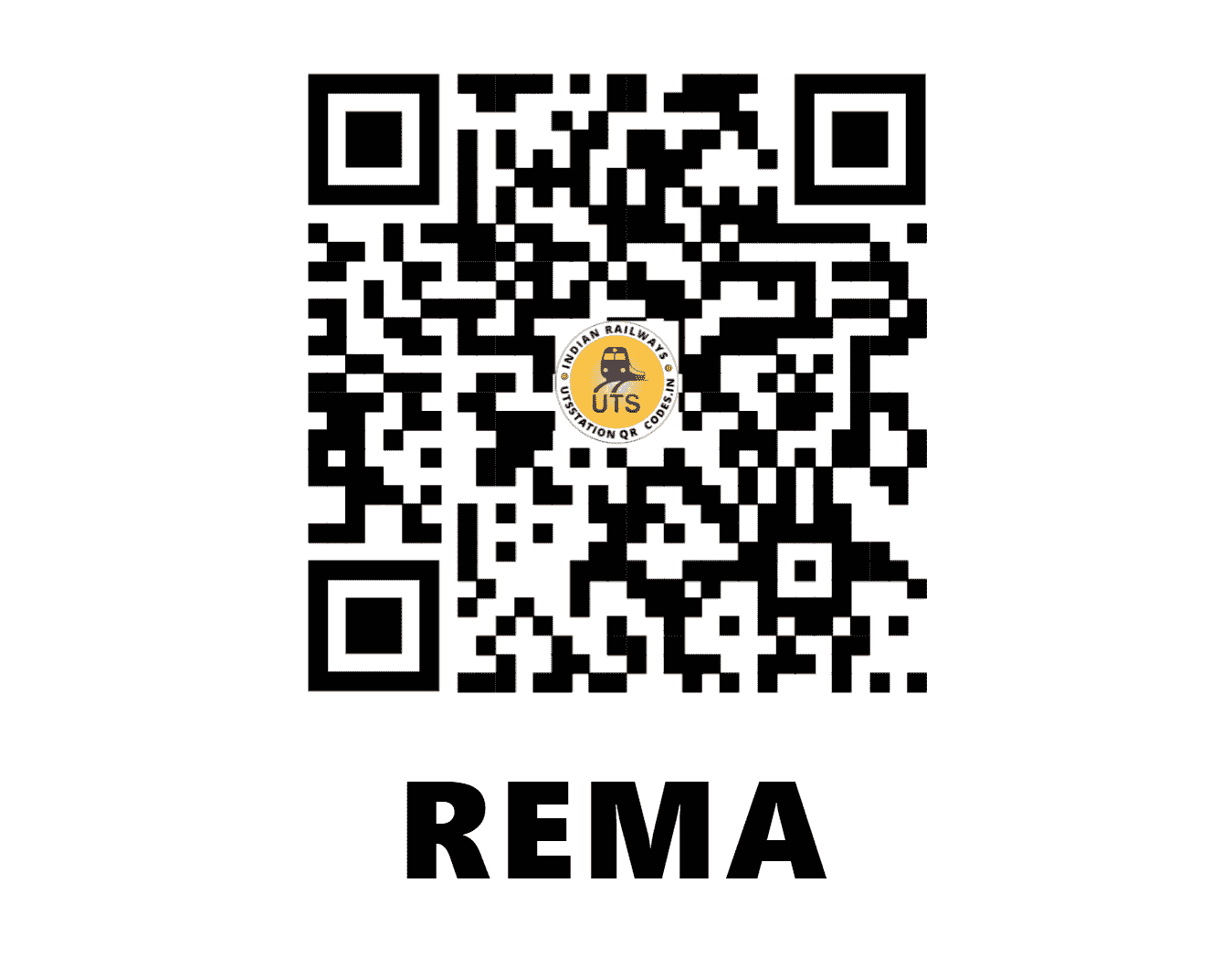 UTS QR Code for REMA - REMA - EC (JHARKHAND)