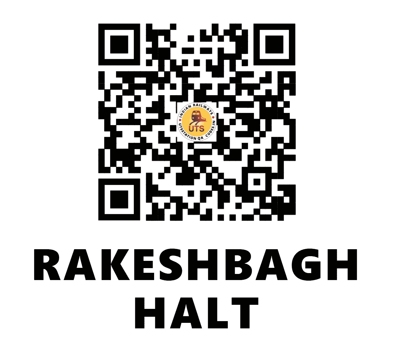UTS QR Code for RAKESHBAGH HALT - RHBH - EC (JHARKHAND)