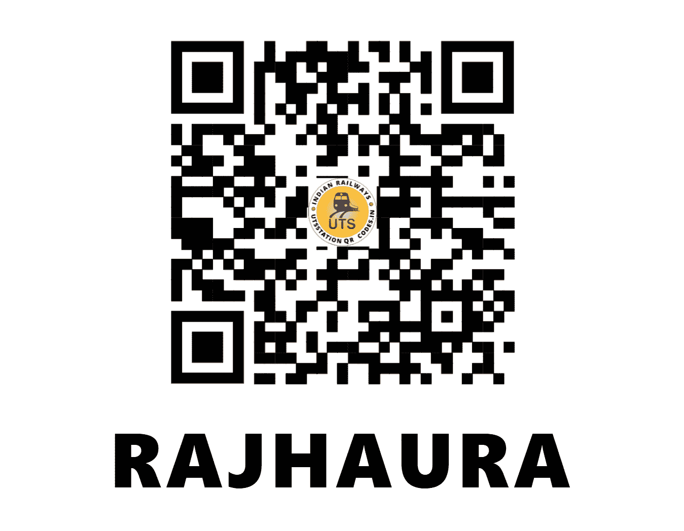 UTS QR Code for RAJHAURA - RHR - EC (JHARKHAND)