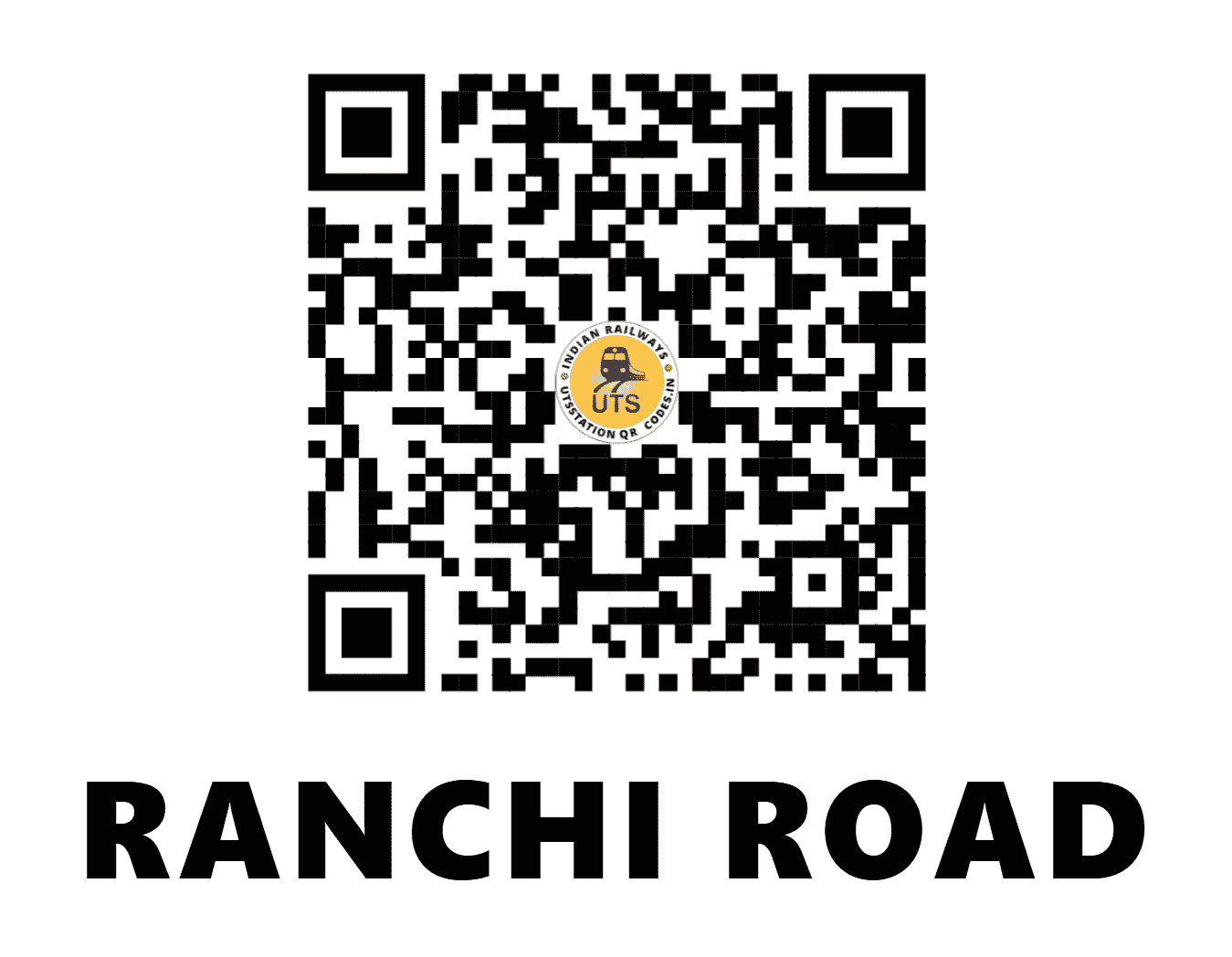 UTS QR Code for RANCHI ROAD - RRME - EC (JHARKHAND)
