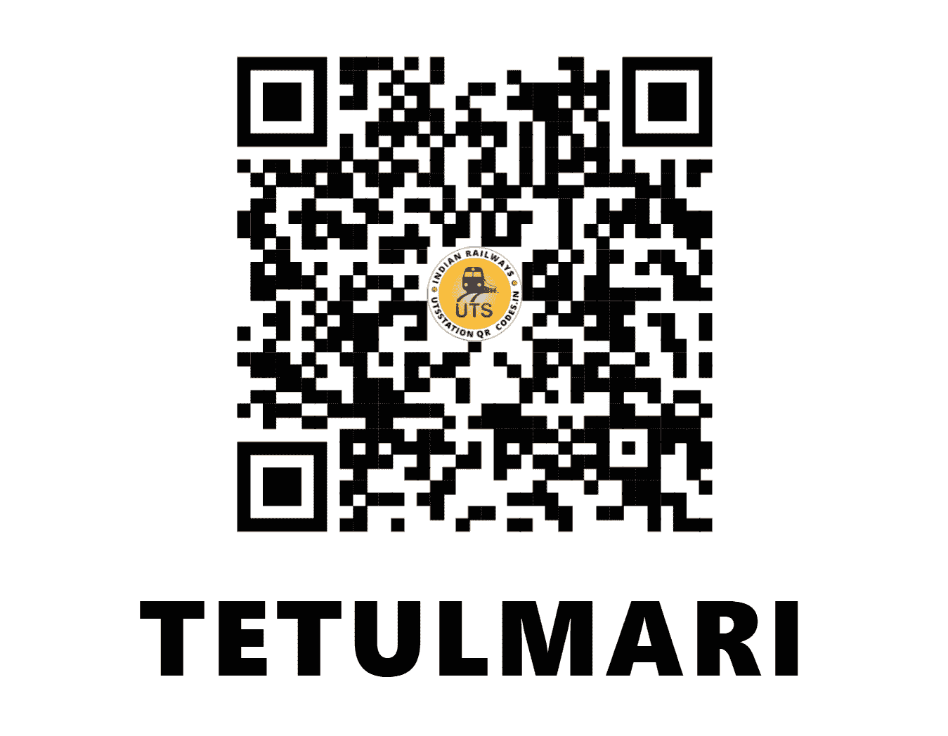 UTS QR Code for TETULMARI - TET - EC (JHARKHAND)