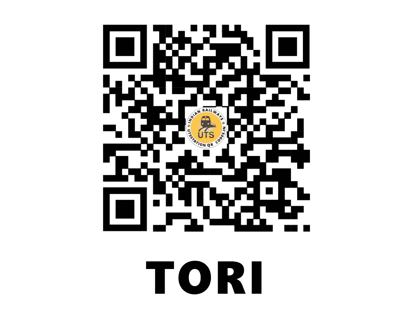 UTS QR Code for TORI - TORI - EC (JHARKHAND)