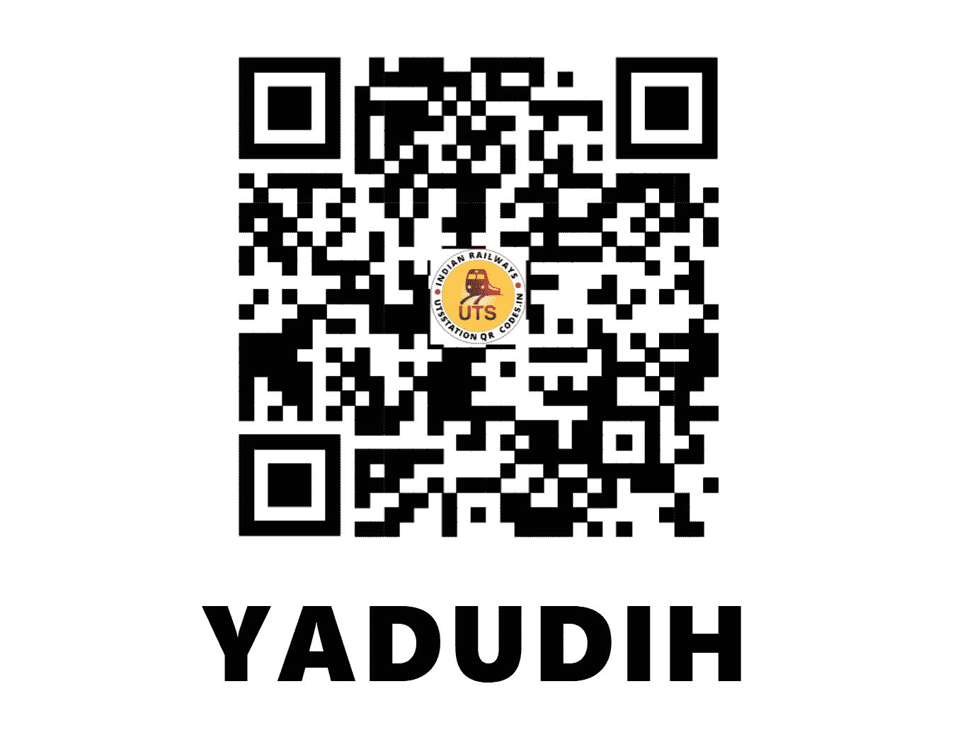 UTS QR Code for YADUDIH - YDD - EC (JHARKHAND)