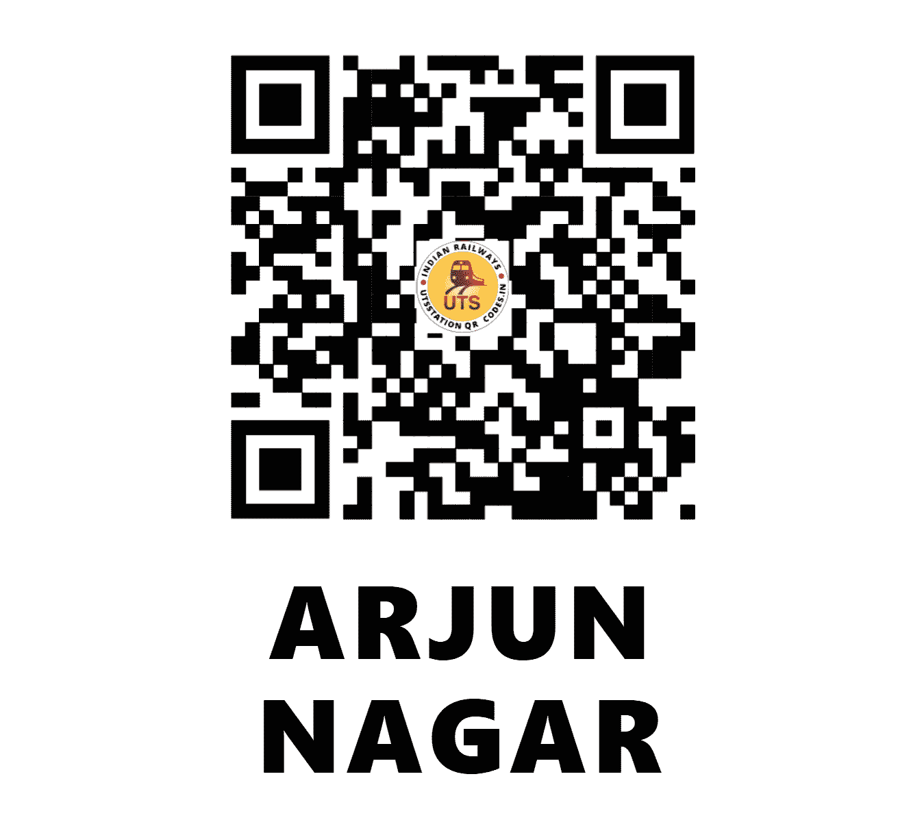 UTS QR Code for ARJUN NAGAR - ANMP - ER (JHARKHAND)