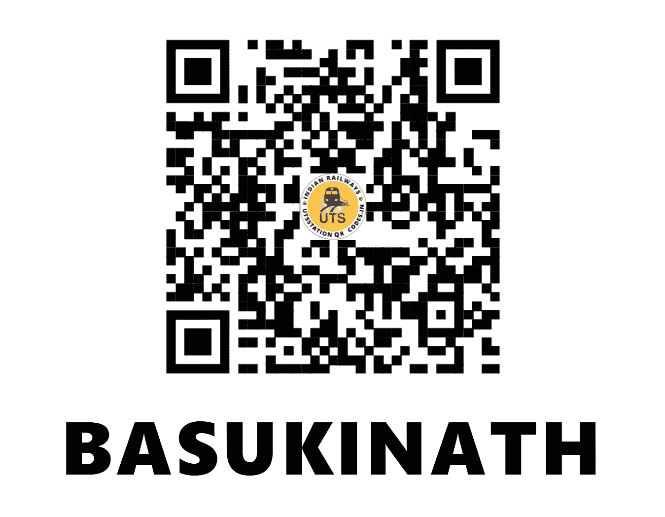 UTS QR Code for BASUKINATH - BSKH - ER (JHARKHAND)