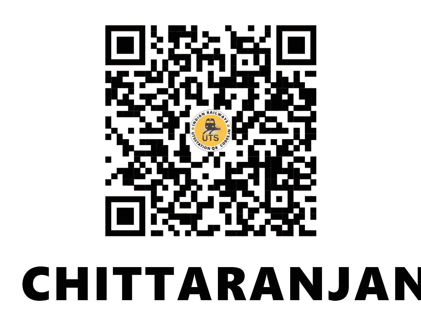 UTS QR Code for CHITTARANJAN - CRJ - ER (JHARKHAND)