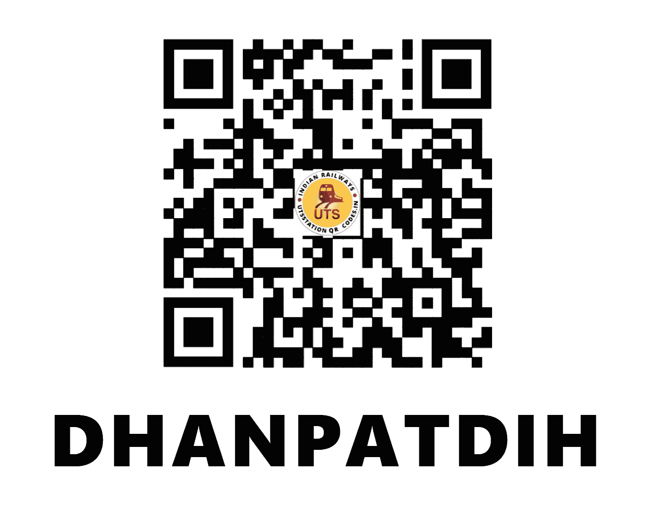UTS QR Code for DHANPATDIH - DPDH - ER (JHARKHAND)