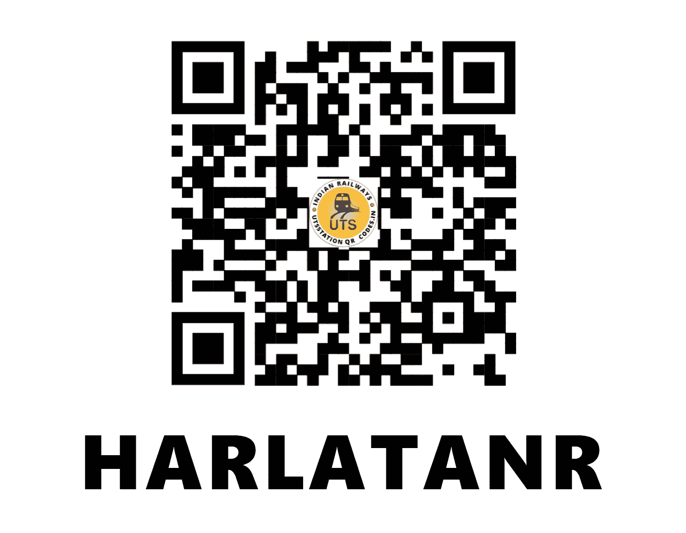 UTS QR Code for HARLATANR - HRLT - ER (JHARKHAND)