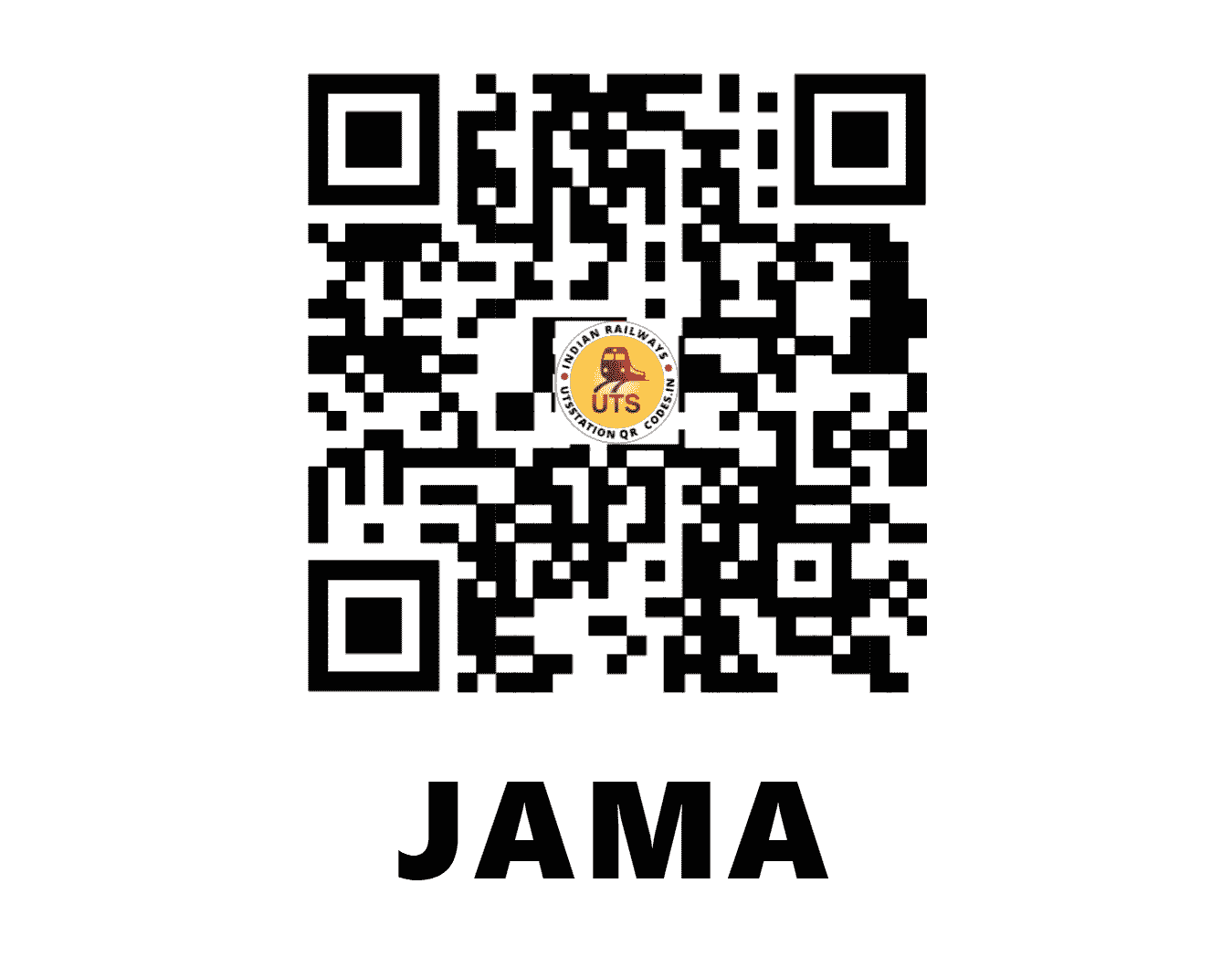 UTS QR Code for JAMA - JAMA - ER (JHARKHAND)
