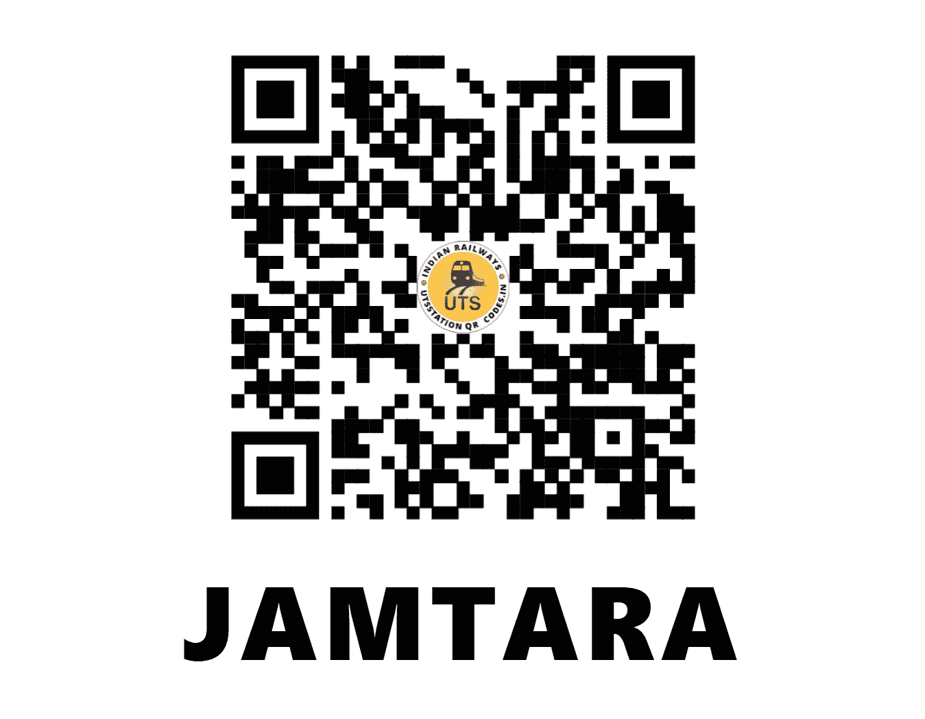 UTS QR Code for JAMTARA - JMT - ER (JHARKHAND)
