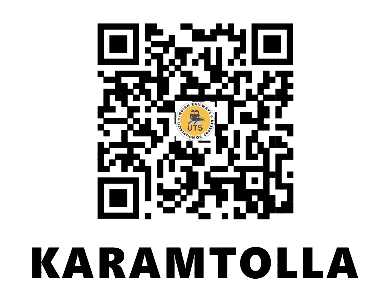 UTS QR Code for KARAMTOLLA - KRMA - ER (JHARKHAND)