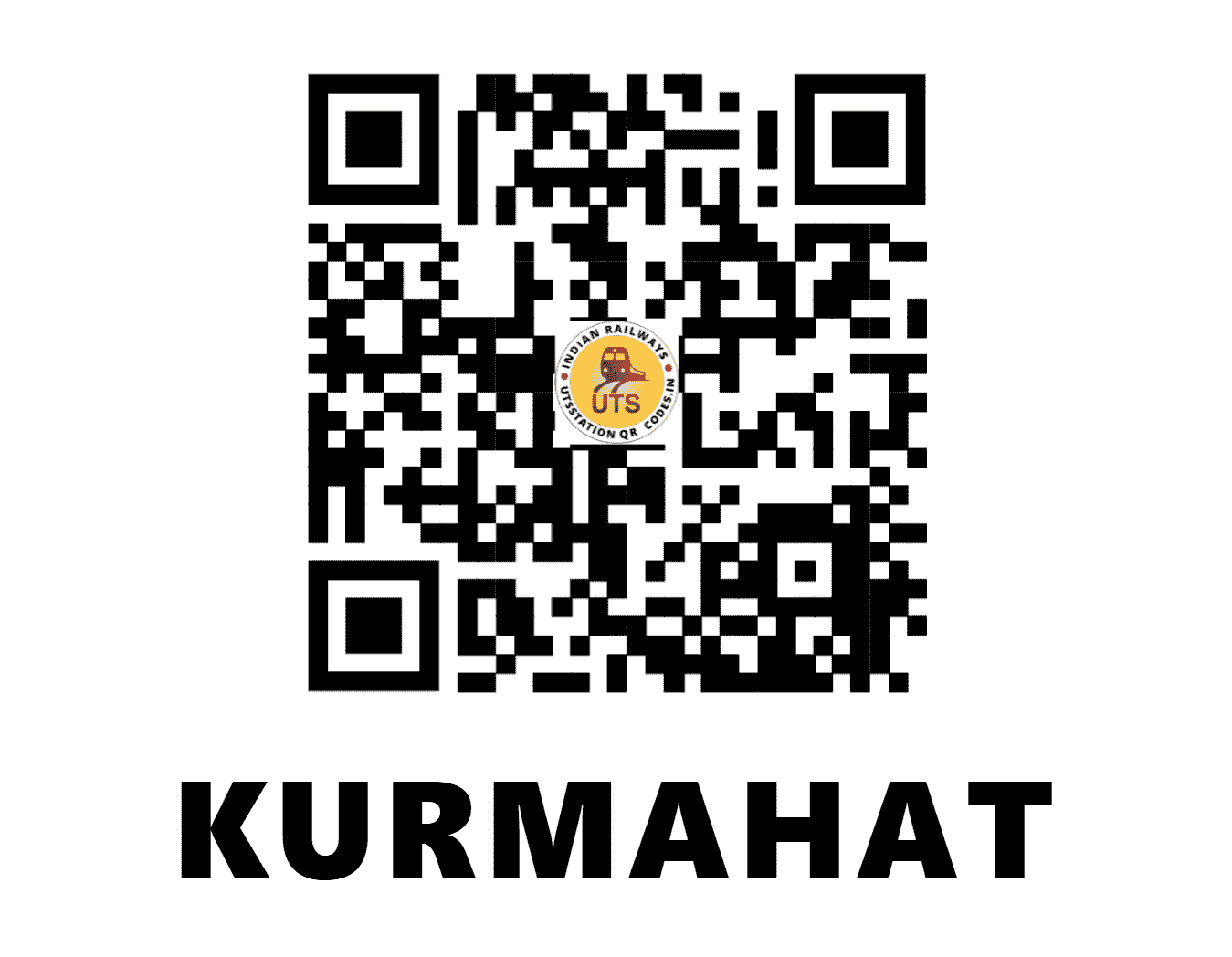 UTS QR Code for KURMAHAT - KUMT - ER (JHARKHAND)