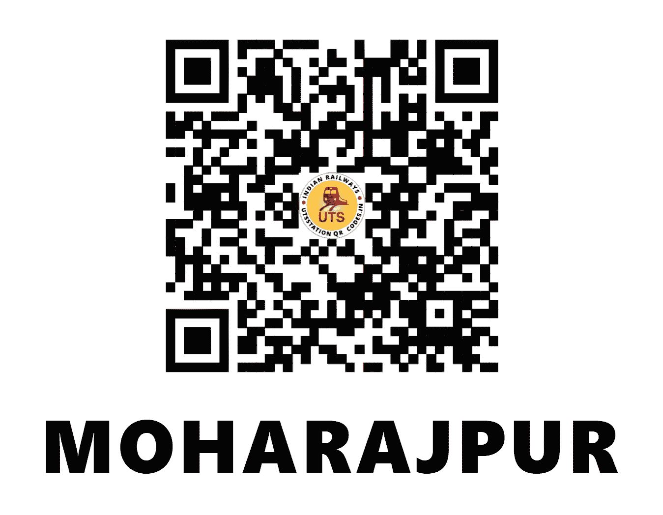 UTS QR Code for MOHARAJPUR - MJP - ER (JHARKHAND)