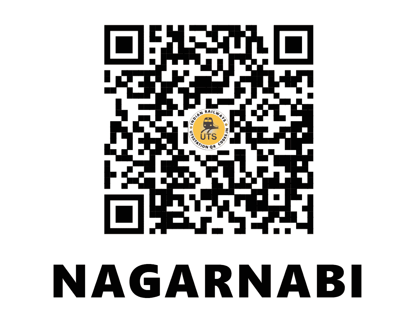 UTS QR Code for NAGARNABI - NGF - ER (JHARKHAND)