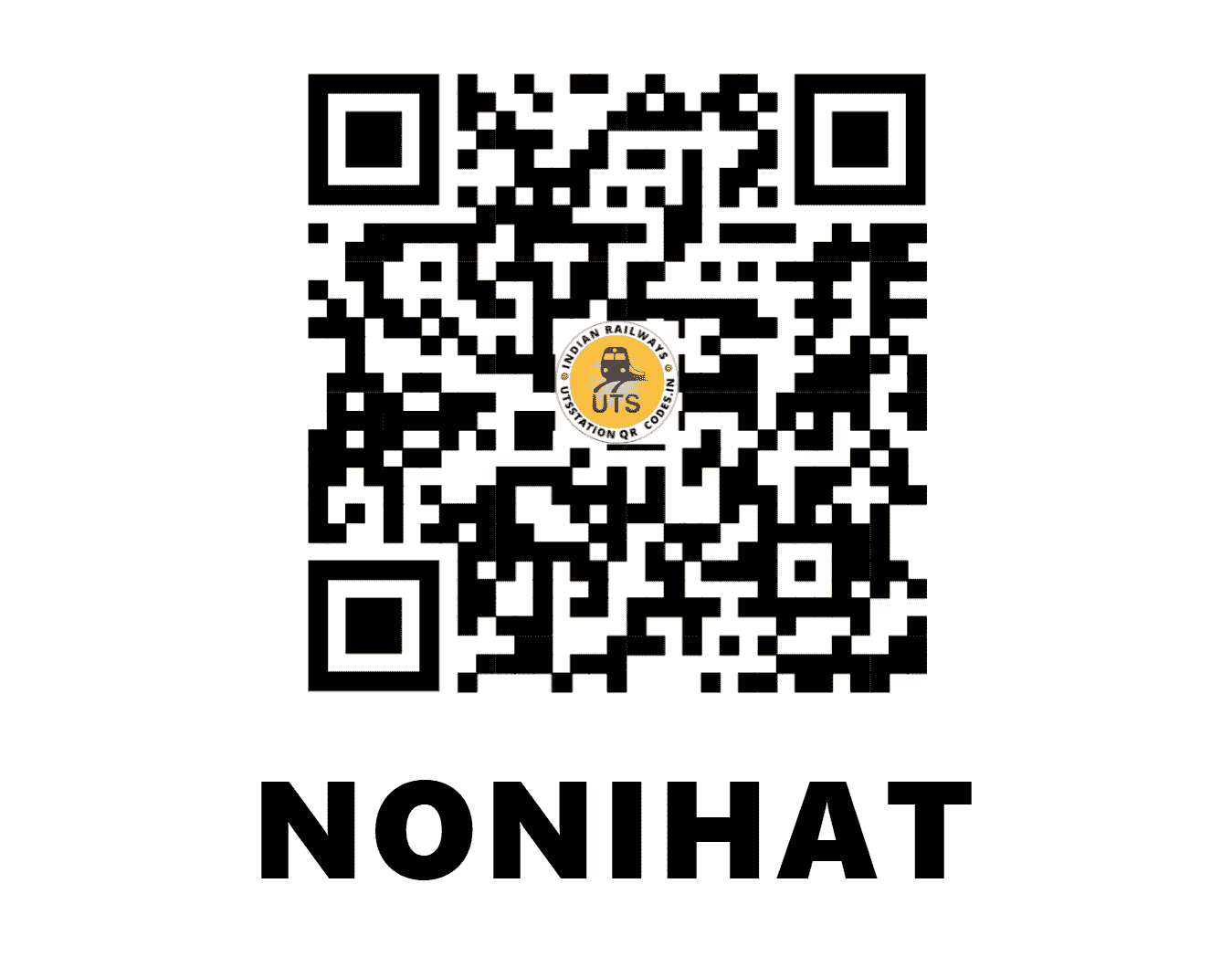 UTS QR Code for NONIHAT - NNHT - ER (JHARKHAND)