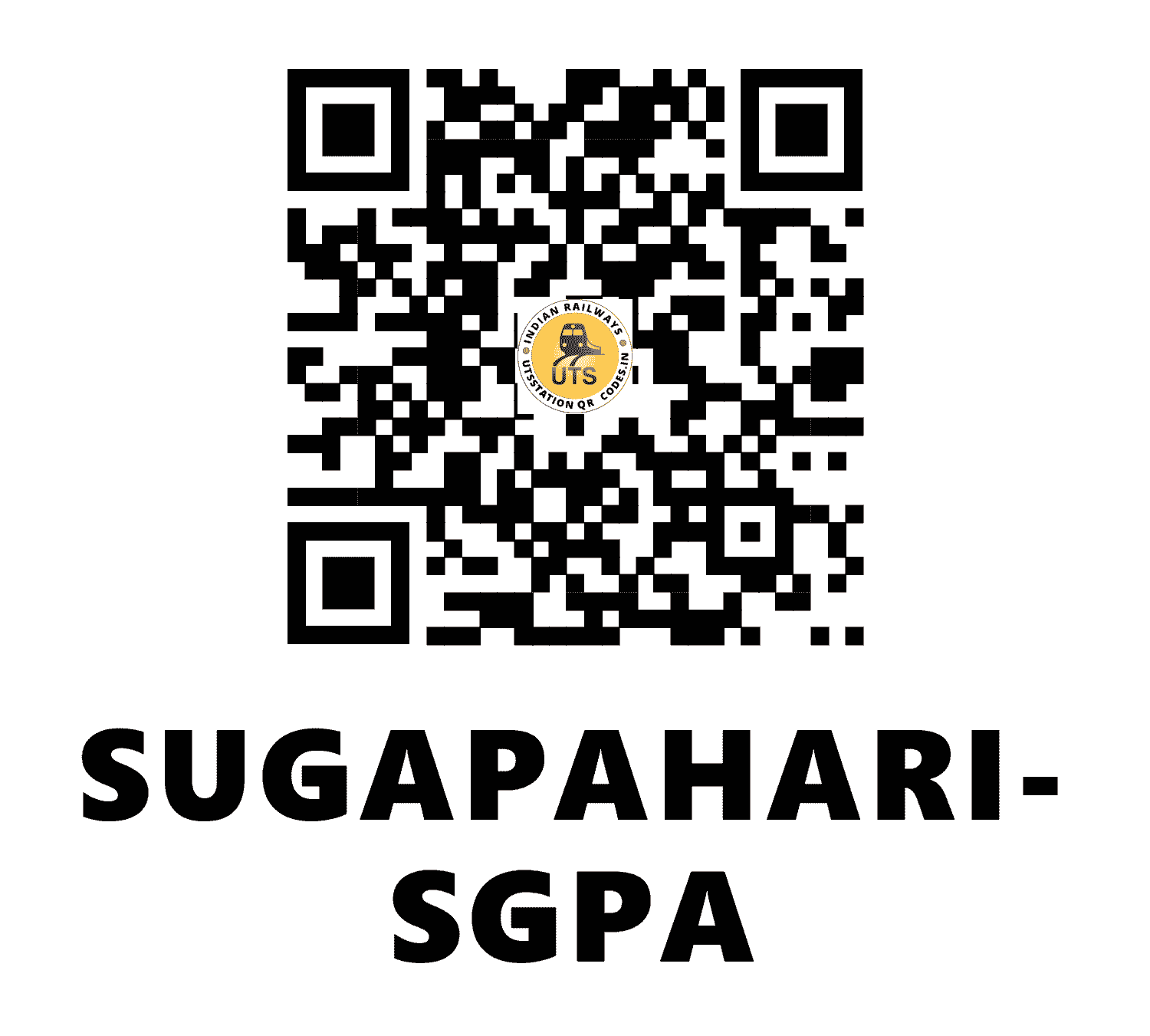 UTS QR Code for Sugapahari-SGPA - SGPA - ER (JHARKHAND)