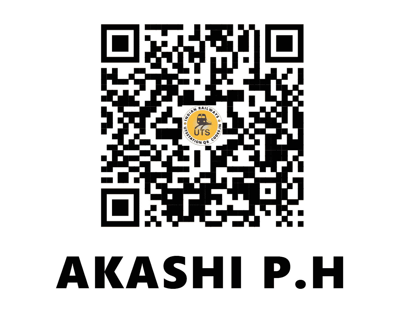 UTS QR Code for AKASHI P.H - AKZ - SE (JHARKHAND)