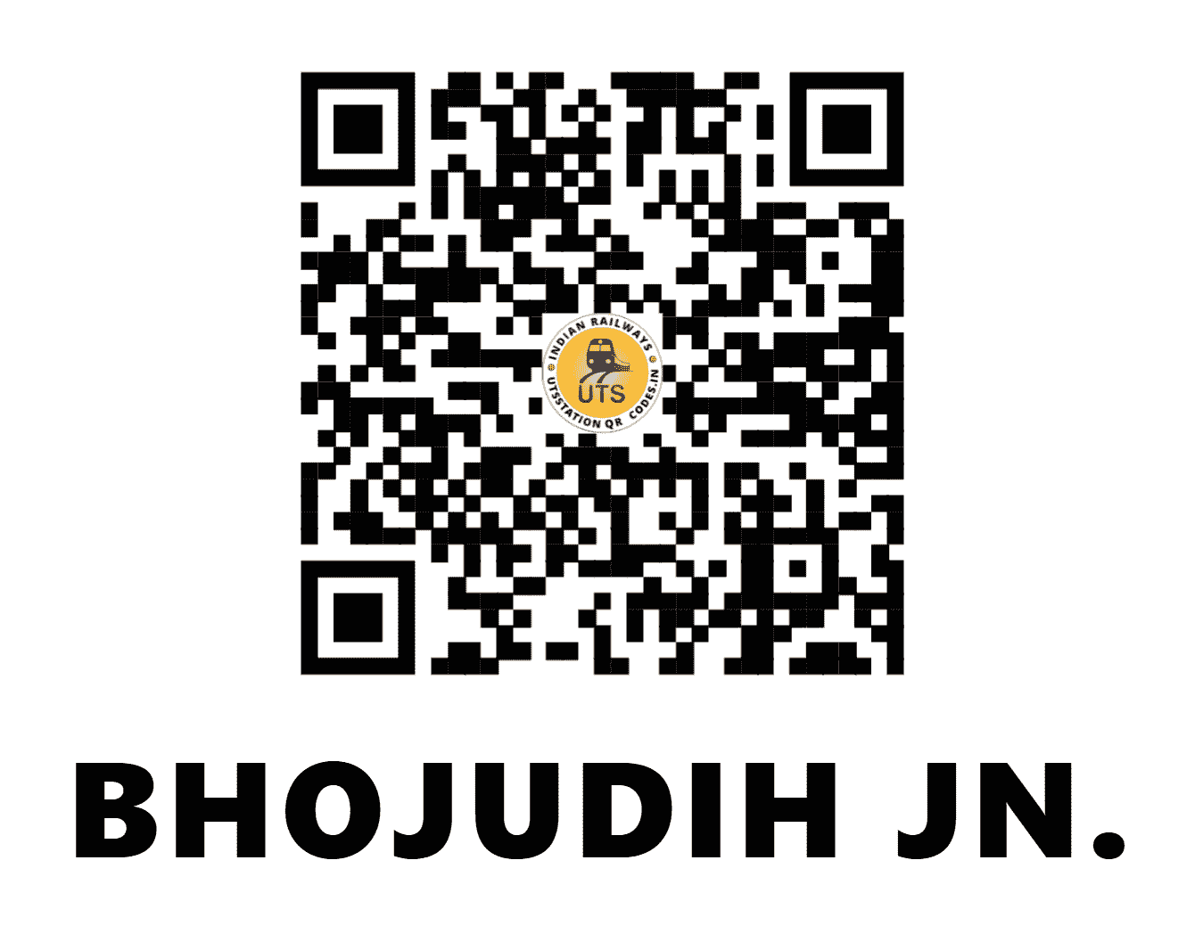 UTS QR Code for BHOJUDIH JN. - BJE - SE (JHARKHAND)