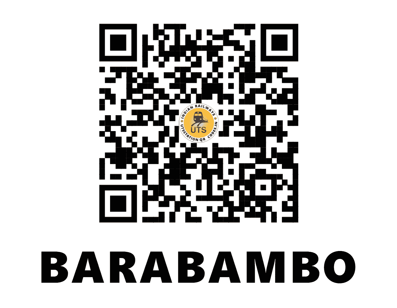UTS QR Code for BARABAMBO - BRM - SE (JHARKHAND)