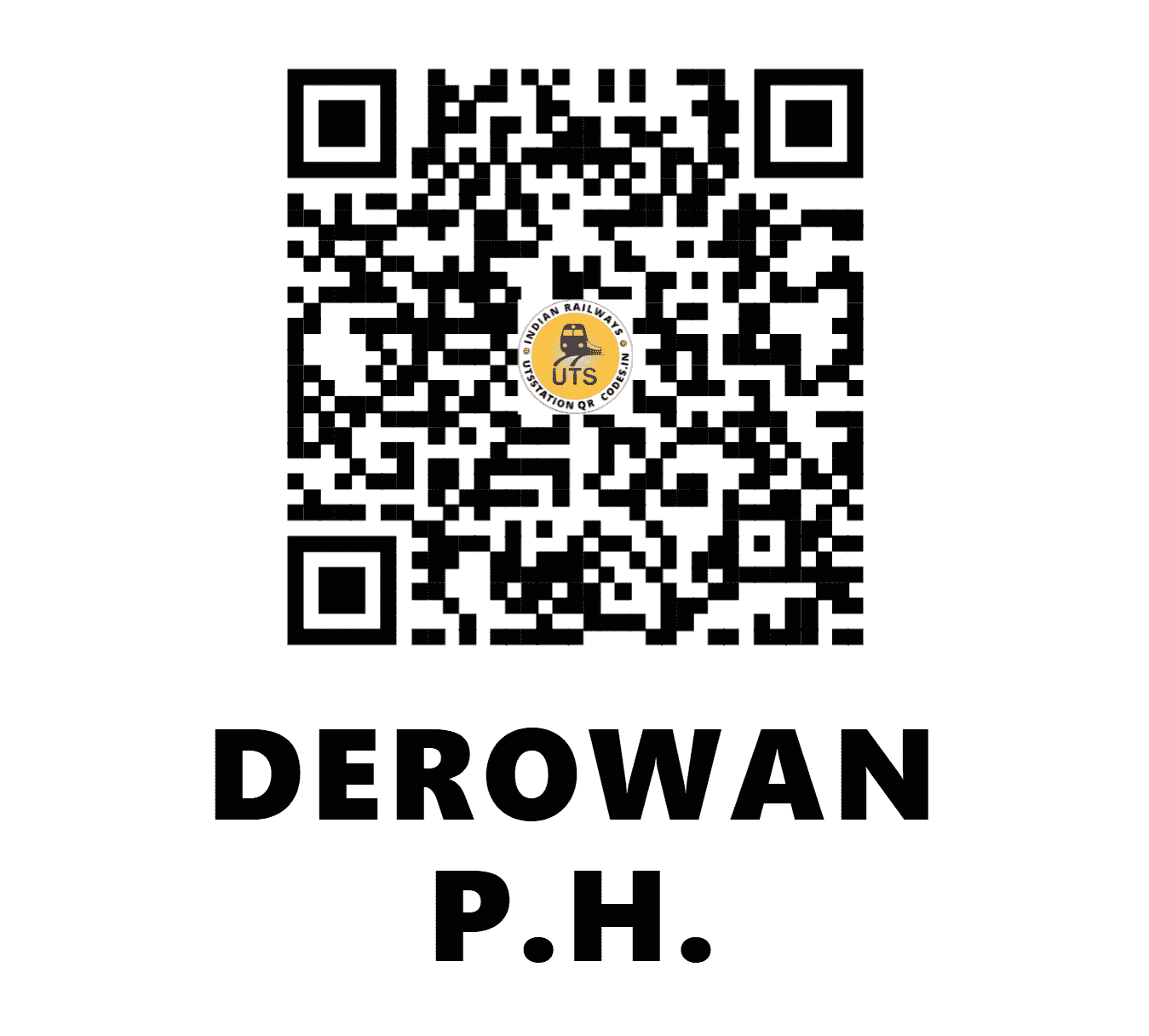 UTS QR Code for DEROWAN P.H. - DRWN - SE (JHARKHAND)