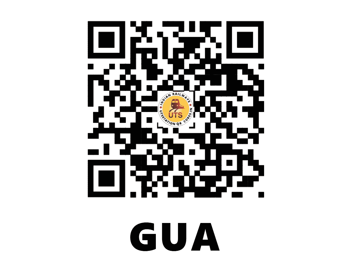 UTS QR Code for GUA - GUA - SE (JHARKHAND)