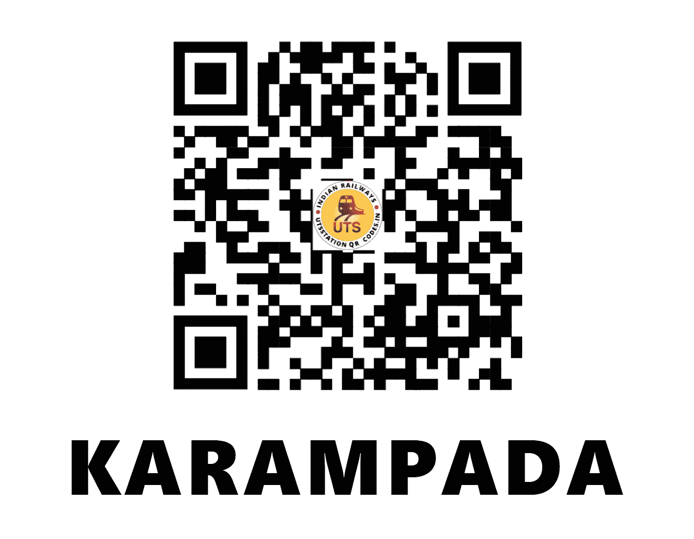 UTS QR Code for KARAMPADA - KMPD - SE (JHARKHAND)