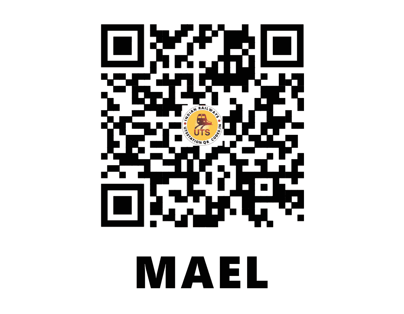 UTS QR Code for MAEL - MAEL - SE (JHARKHAND)