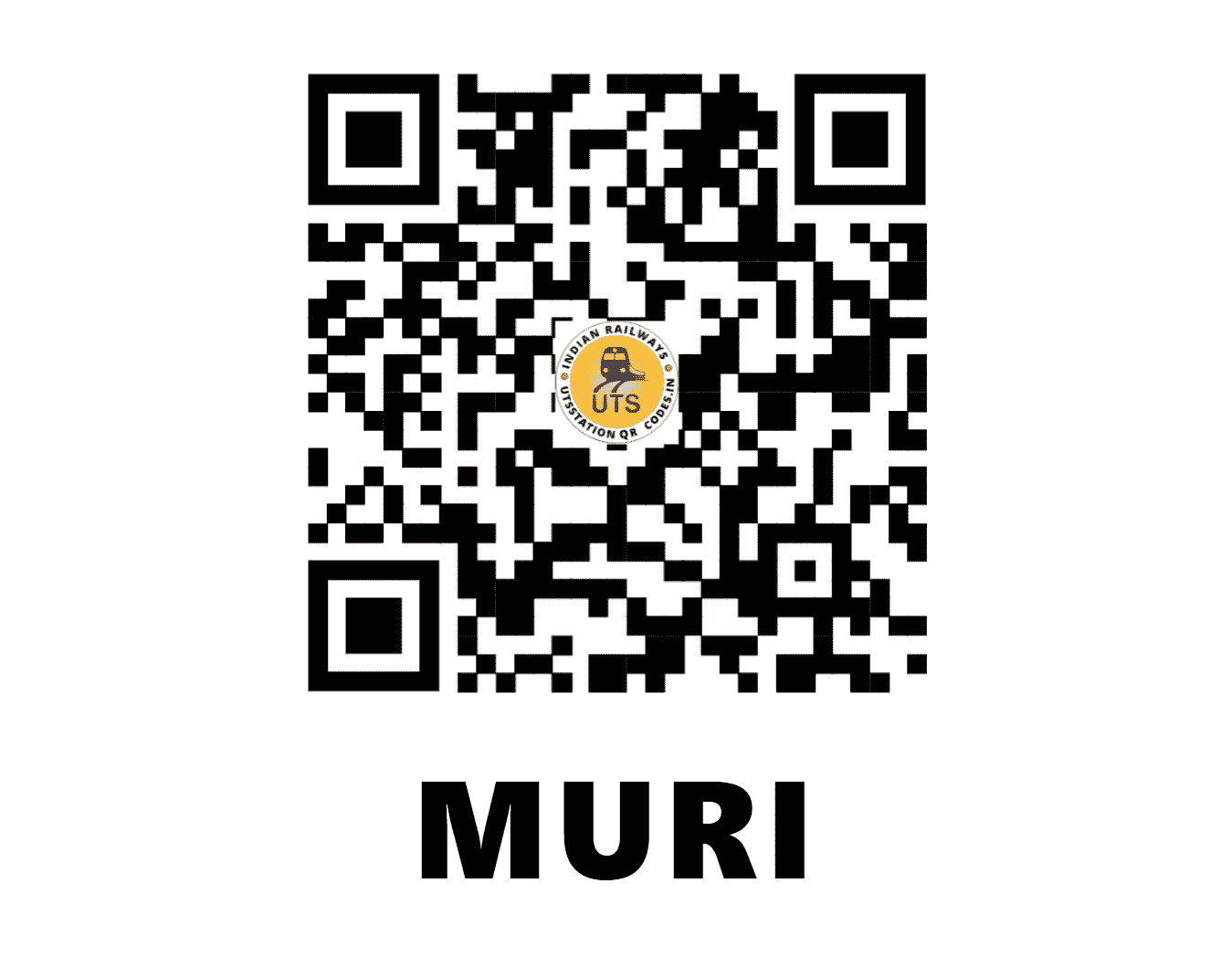 UTS QR Code for MURI - MURI - SE (JHARKHAND)