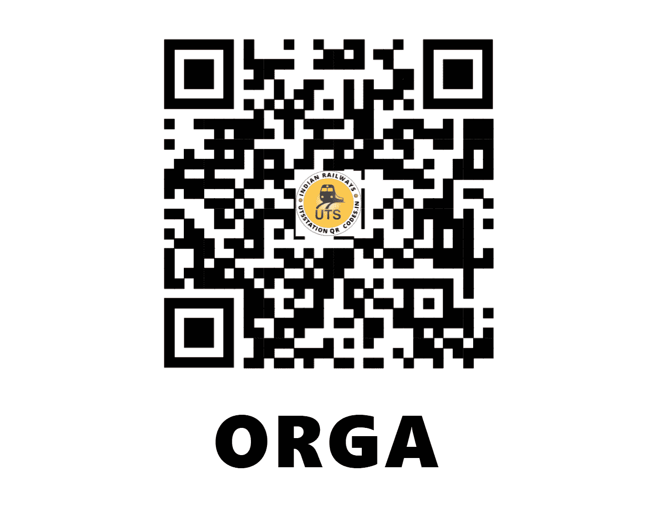 UTS QR Code for ORGA - ORGA - SE (JHARKHAND)