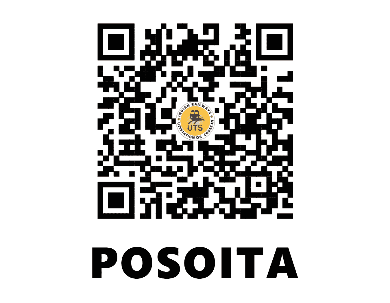 UTS QR Code for POSOITA - PST - SE (JHARKHAND)