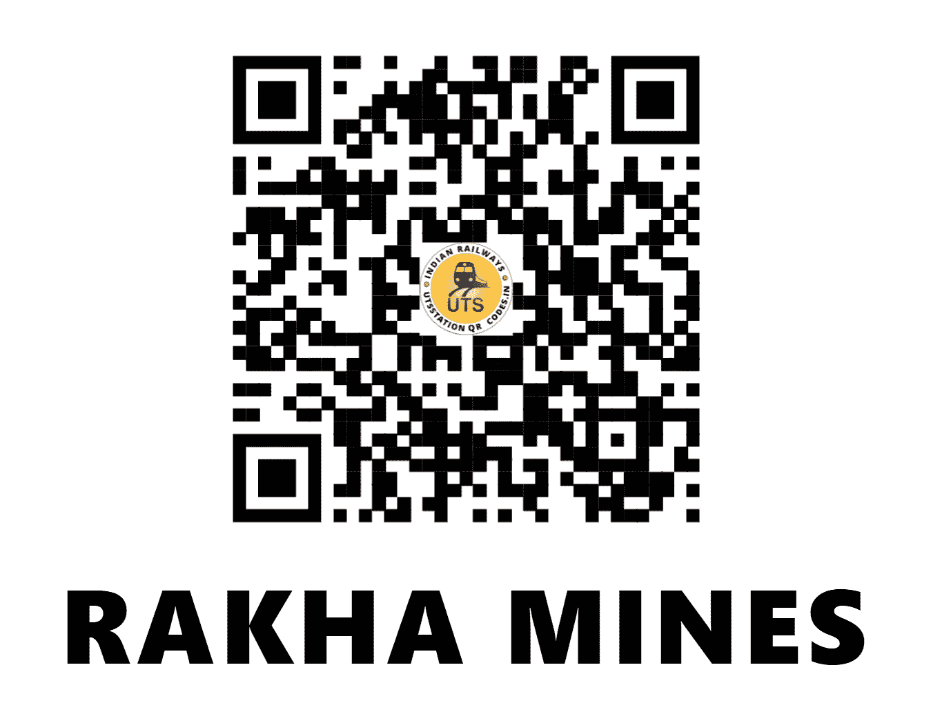 UTS QR Code for RAKHA MINES - RHE - SE (JHARKHAND)