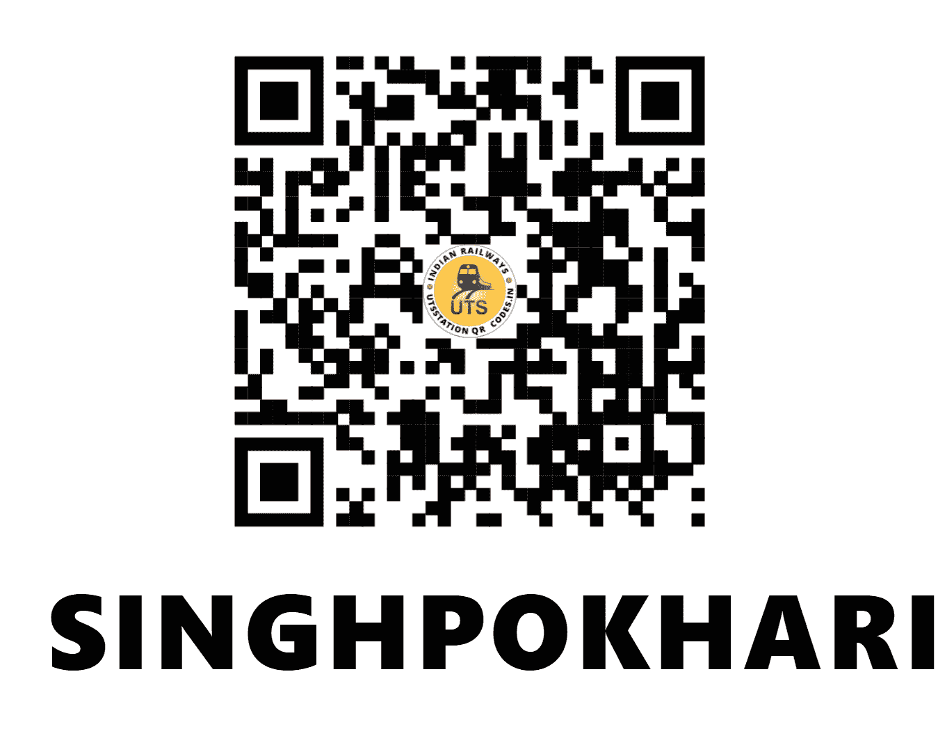 UTS QR Code for SINGHPOKHARIA - SIPA - SE (JHARKHAND)