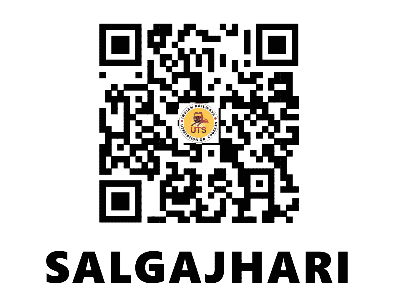 UTS QR Code for SALGAJHARI - SLJR - SE (JHARKHAND)