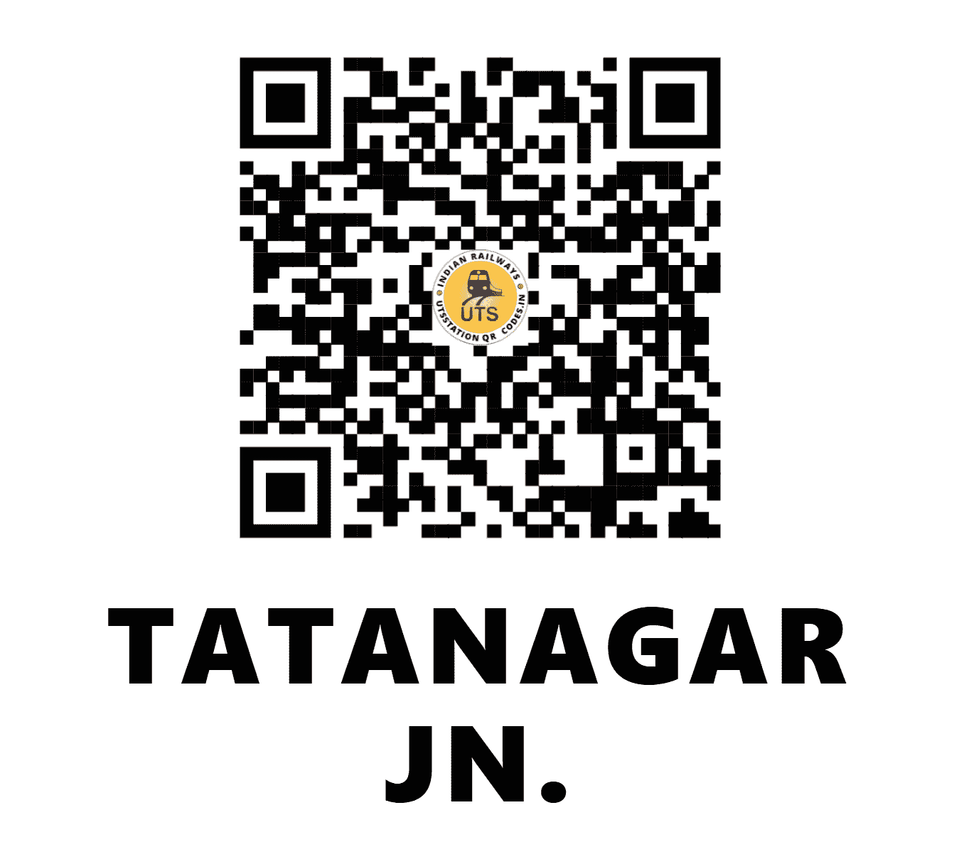 UTS QR Code for TATANAGAR JN. - TATA - SE (JHARKHAND)