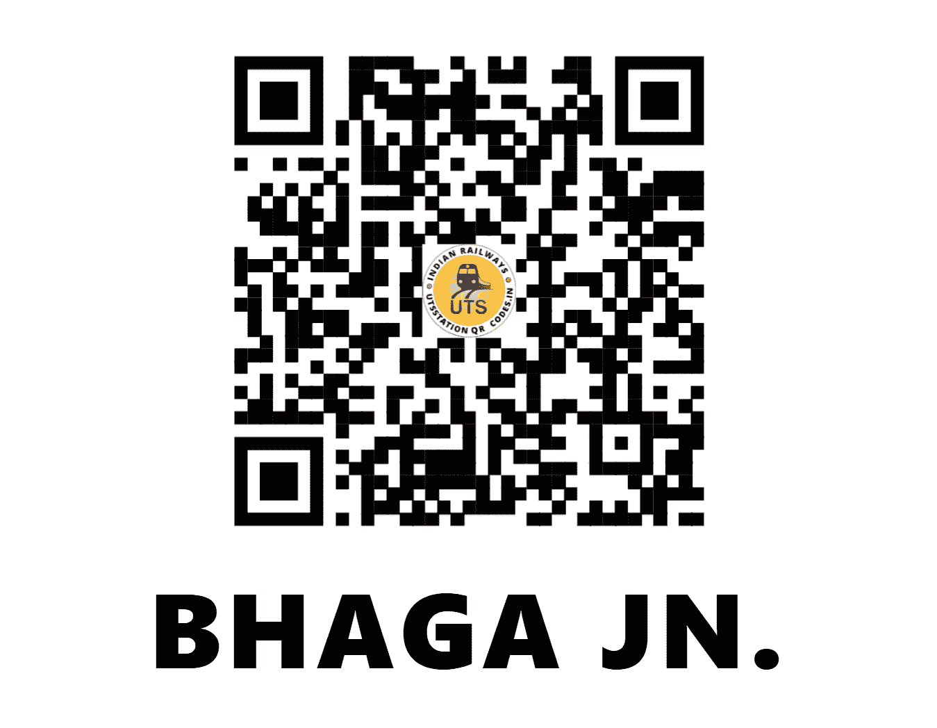 UTS QR Code for BHAGA JN. - VAA - SE (JHARKHAND)