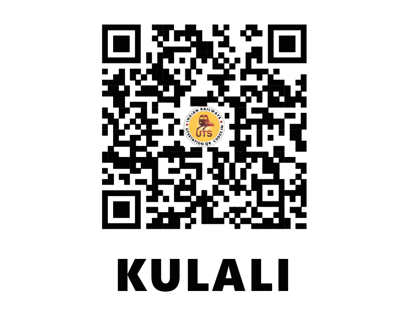 UTS QR Code for KULALI - KUI - CR (KARNATAKA)